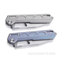 Handle Titanium Folding Knife Pocket Multi-functional